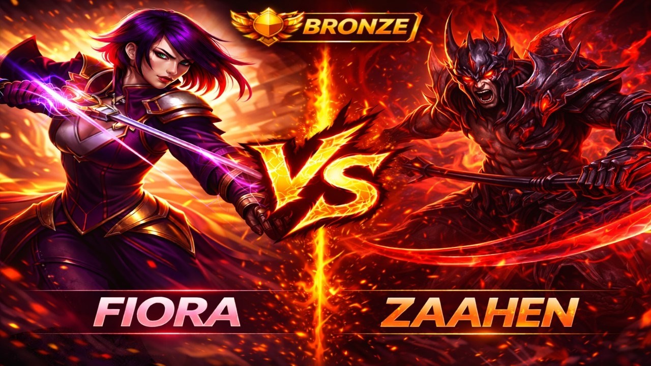 Ranked Review #43– Fiora vs Zaahen | Bronze 3 Solo Queue