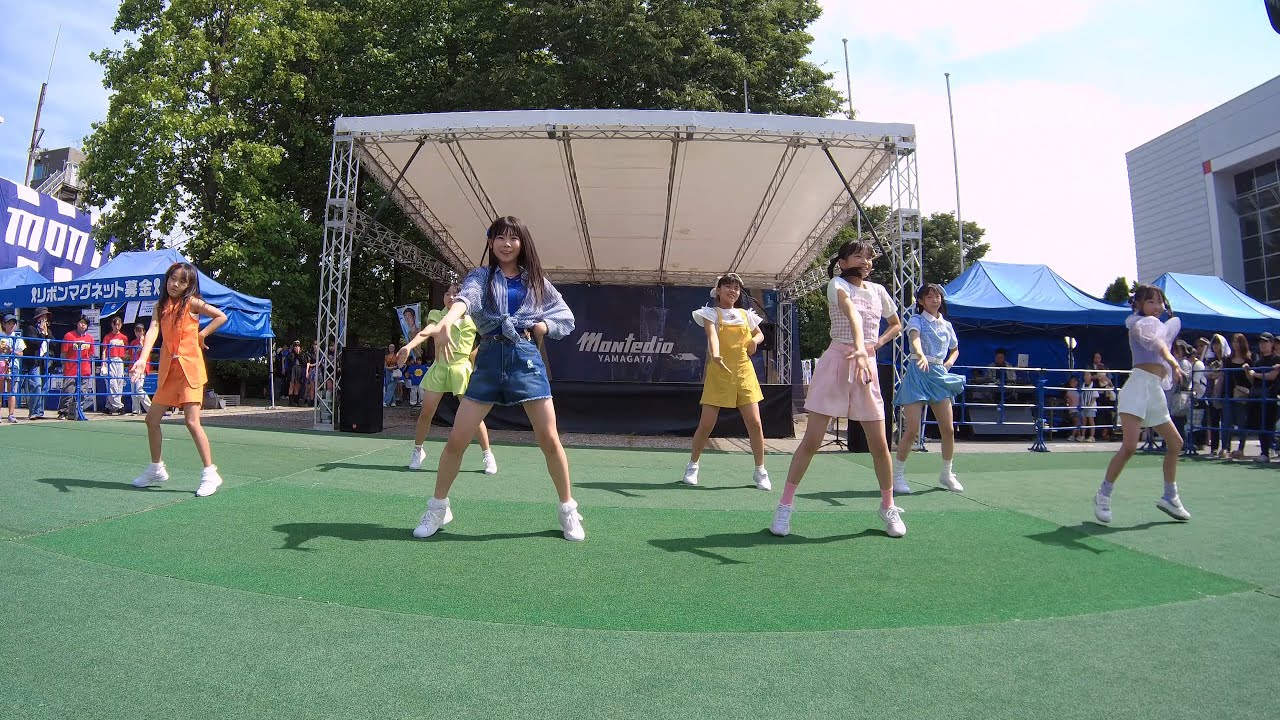 2024.6.22 ダンススタジオMPF エンタメコースぼんBomクラス『ごめんなさいのKissing You』モンテディオ山形ホームゲームイベント ダンススタジアム