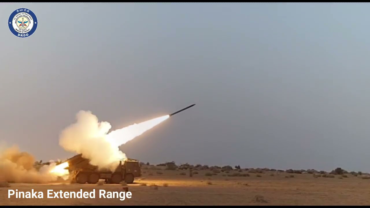 DRDO successfully tests extended range Pinaka at Pokhran Range