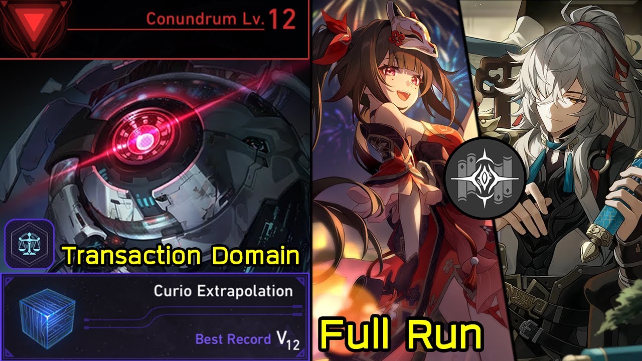 Conundrum Lv.12 Jing Yuan & Sparkle Erudition Path Curio Extrapolation Dice Full Run