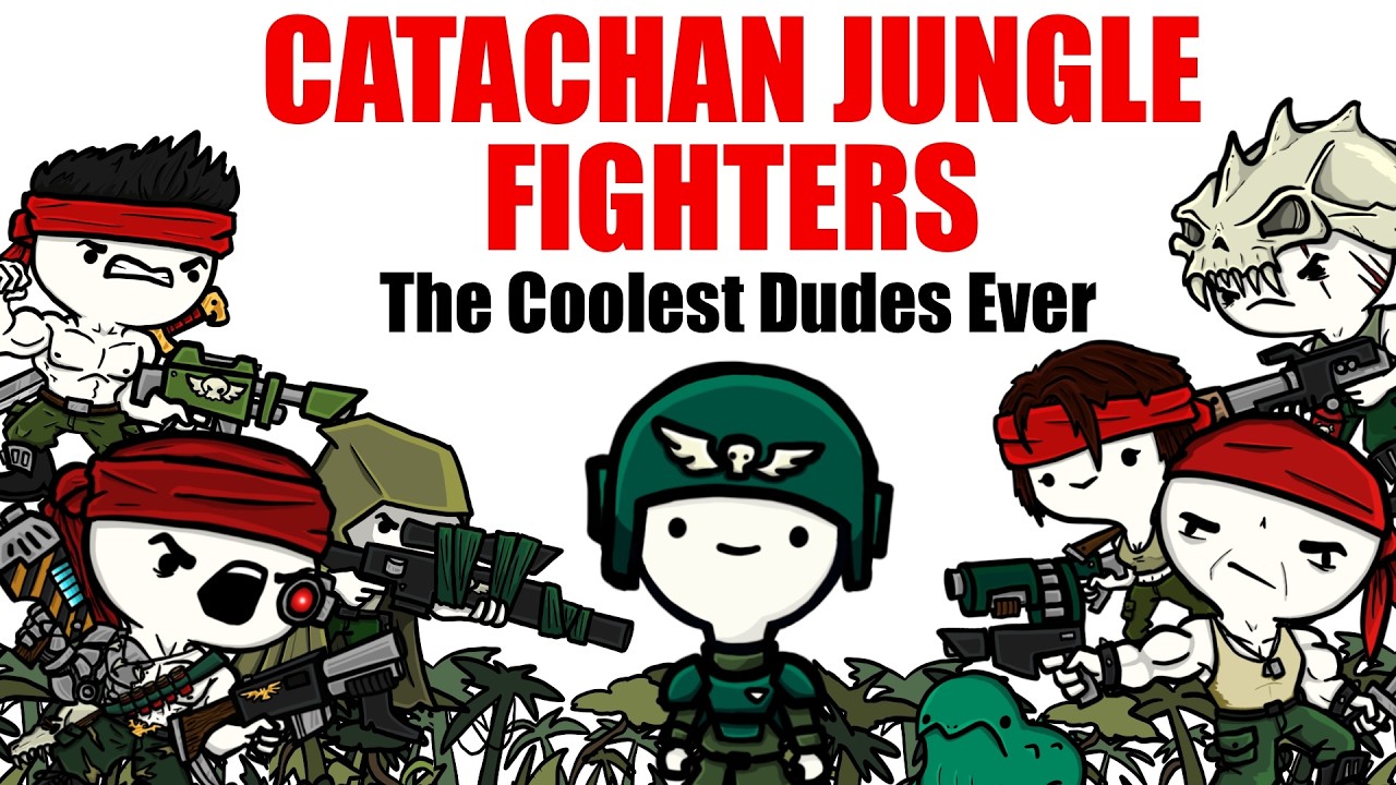 Catachan Jungle Fighters: Strongest Humans in the setting? | Warhammer 40k Lore