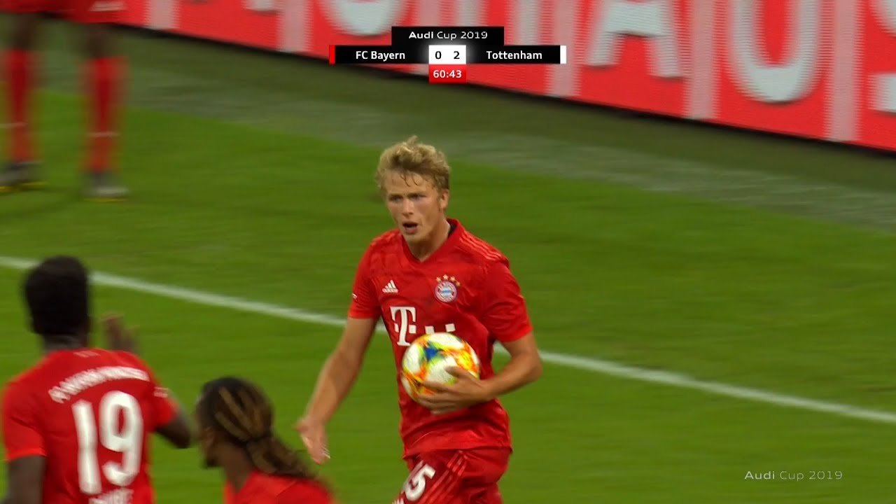 Fiete Arp First Bayern Goal vs Tottenham HD 1080i (31/07/2019)