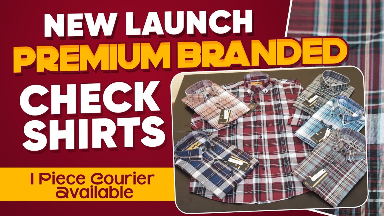 New Launch Premium Branded Check Shirts | 1 Piece Courier Available | BSG Garments Hyderabad