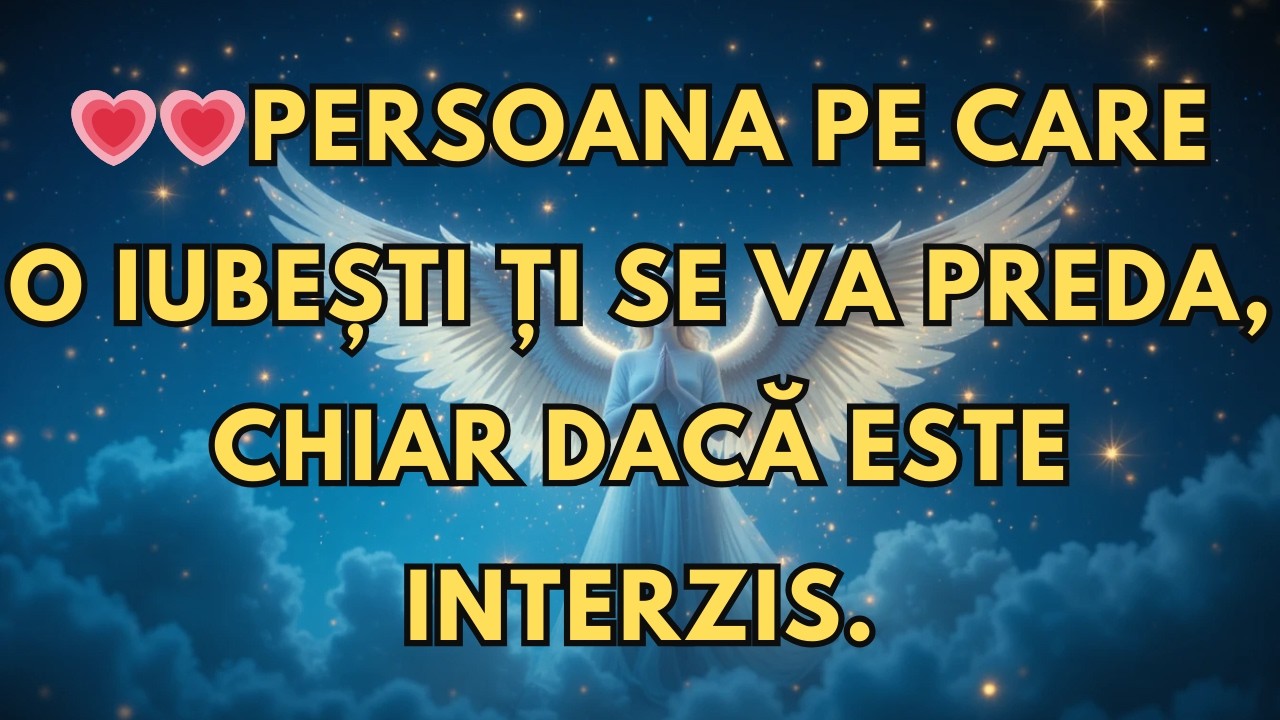 PERSOANA PE CARE O IUBEȘTI ȚI SE VA PREDA, CHIAR DACĂ ESTE INTERZIS
