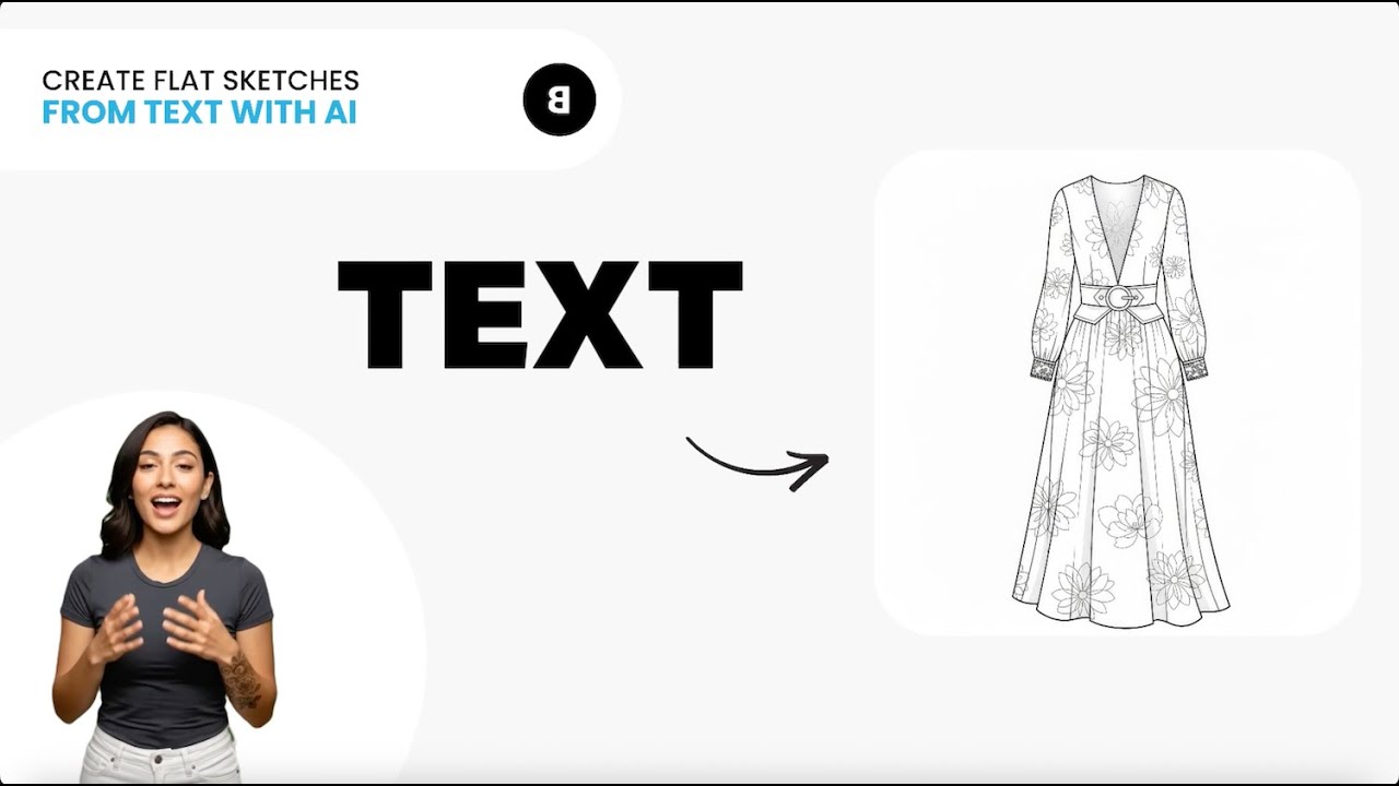 AI Flat Sketch Generator - Create Fashion Clothing Flat Sketches with AI