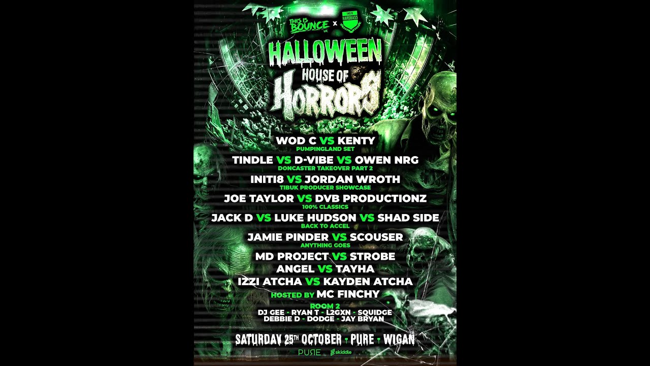 TIBUK vs TIHB Halloween House of Horrors 2025 - Jamie Pinder B2B Scouser Live Set