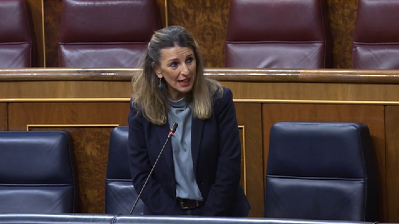 Pregunta del Grupo Parlamentario Popular a la ministra Yolanda Díaz en la Sesión de Control