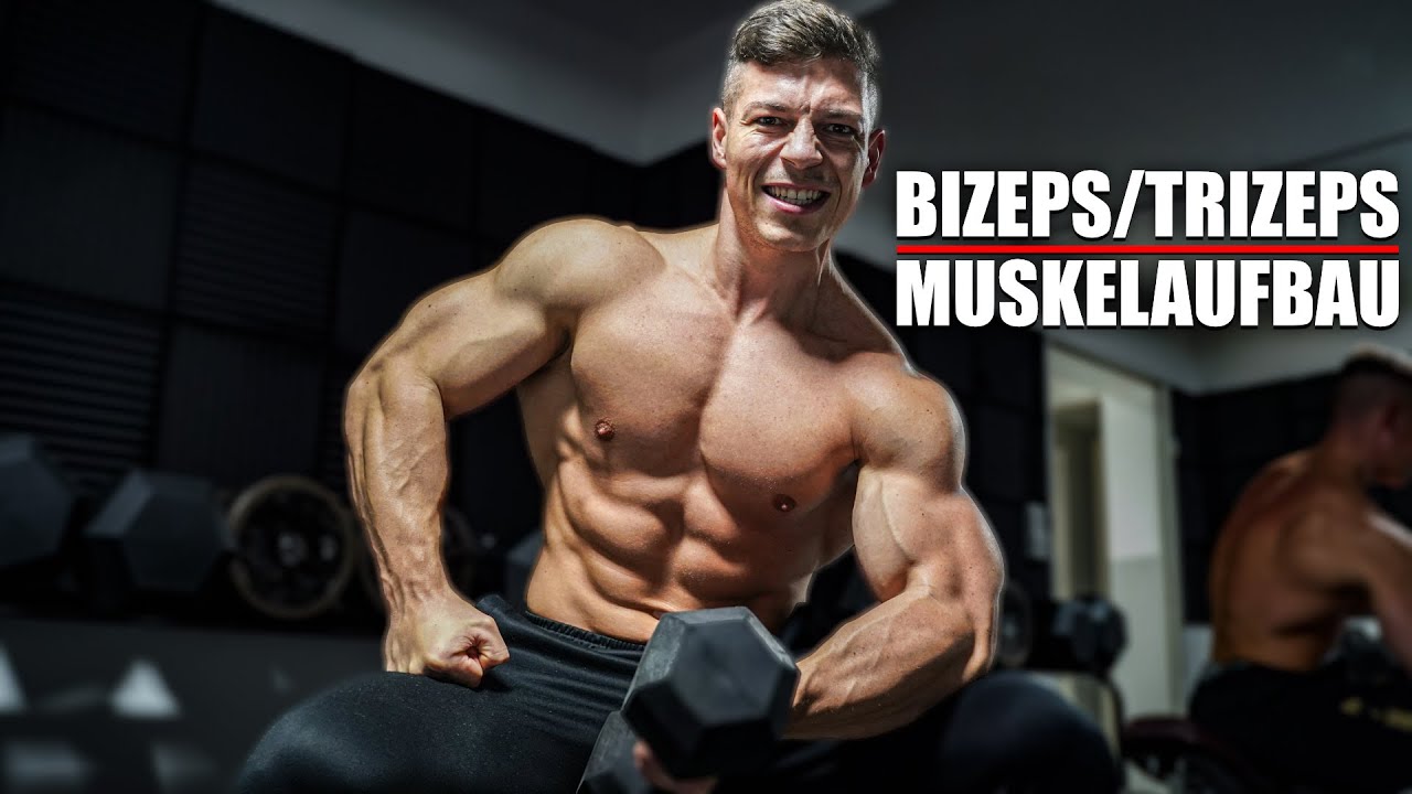 Wenn du dicke Arme willst brauchst du diese Übungen! (Bizeps & Trizeps)