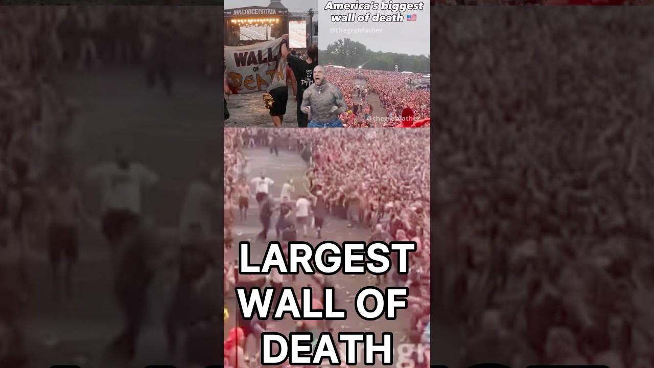 Slaughter To Prevail Largest Wall of Death Inkcarceration 2025 #wallofdeath #slaughtertoprevail