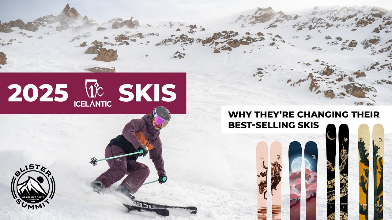 Совершенно новые Nomads и Maidens: лыжи Icelantic 2025 года | Blister Summit