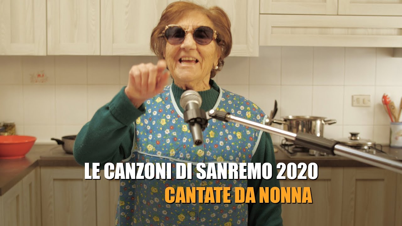 Le canzoni di SANREMO 2020 cantate da NONNA (PARODIA)