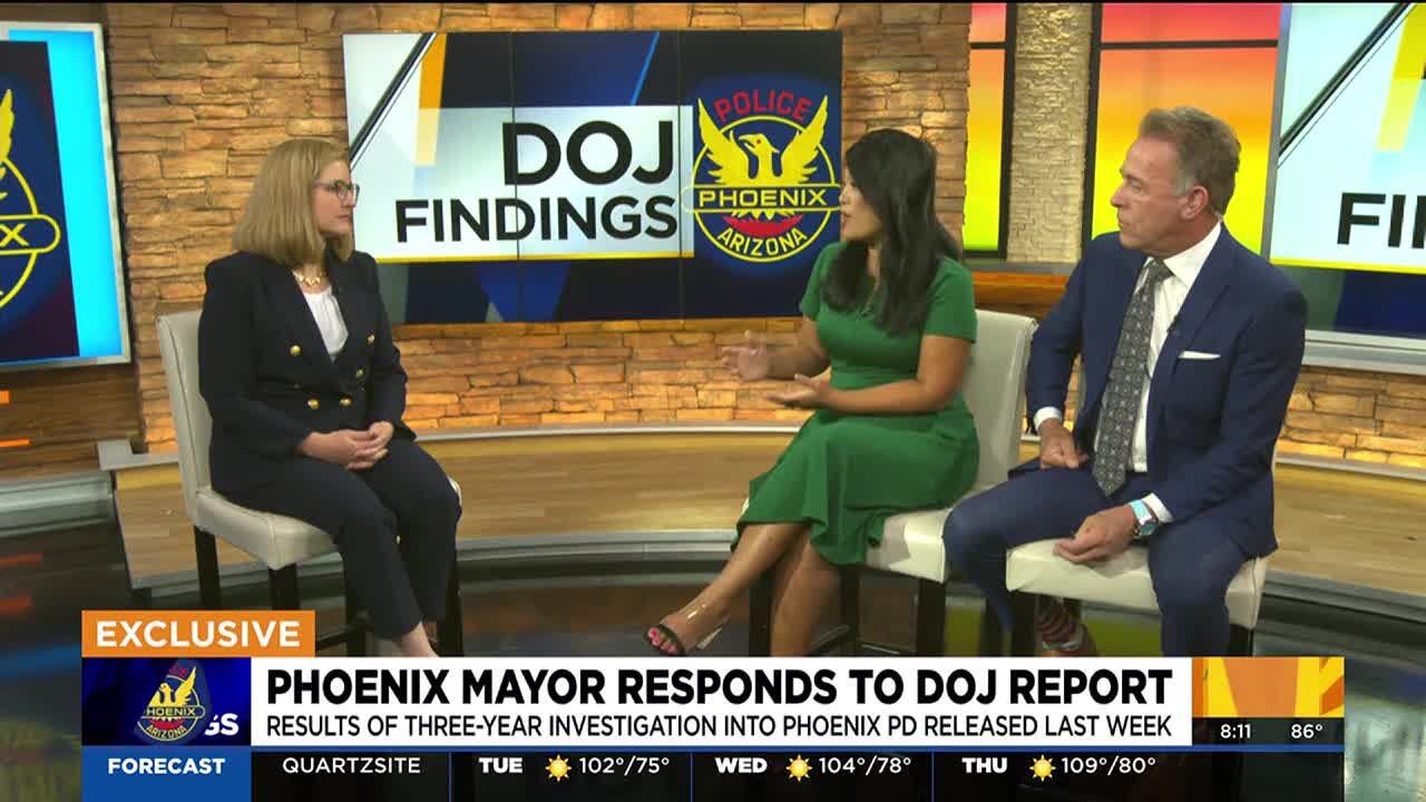 Phoenix Mayor Gallego responds to DOJ investigation into Phoenix Police Department