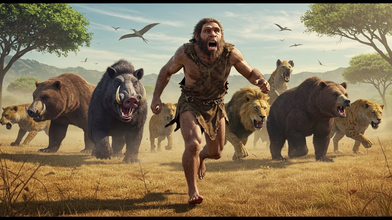 Life 2 Million Years Ago | One Man Against the Giants of Nature