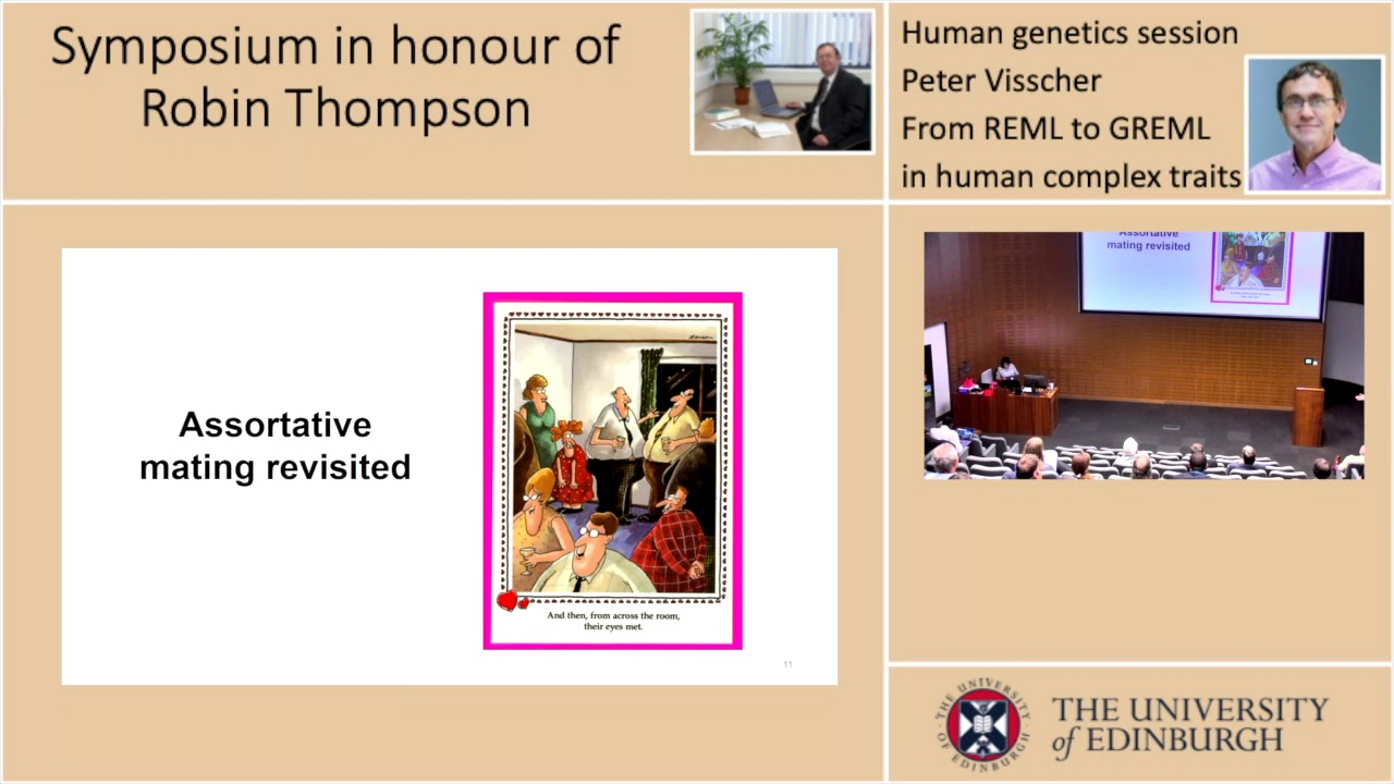 Peter Visscher - From REML to GREML in human complex traits