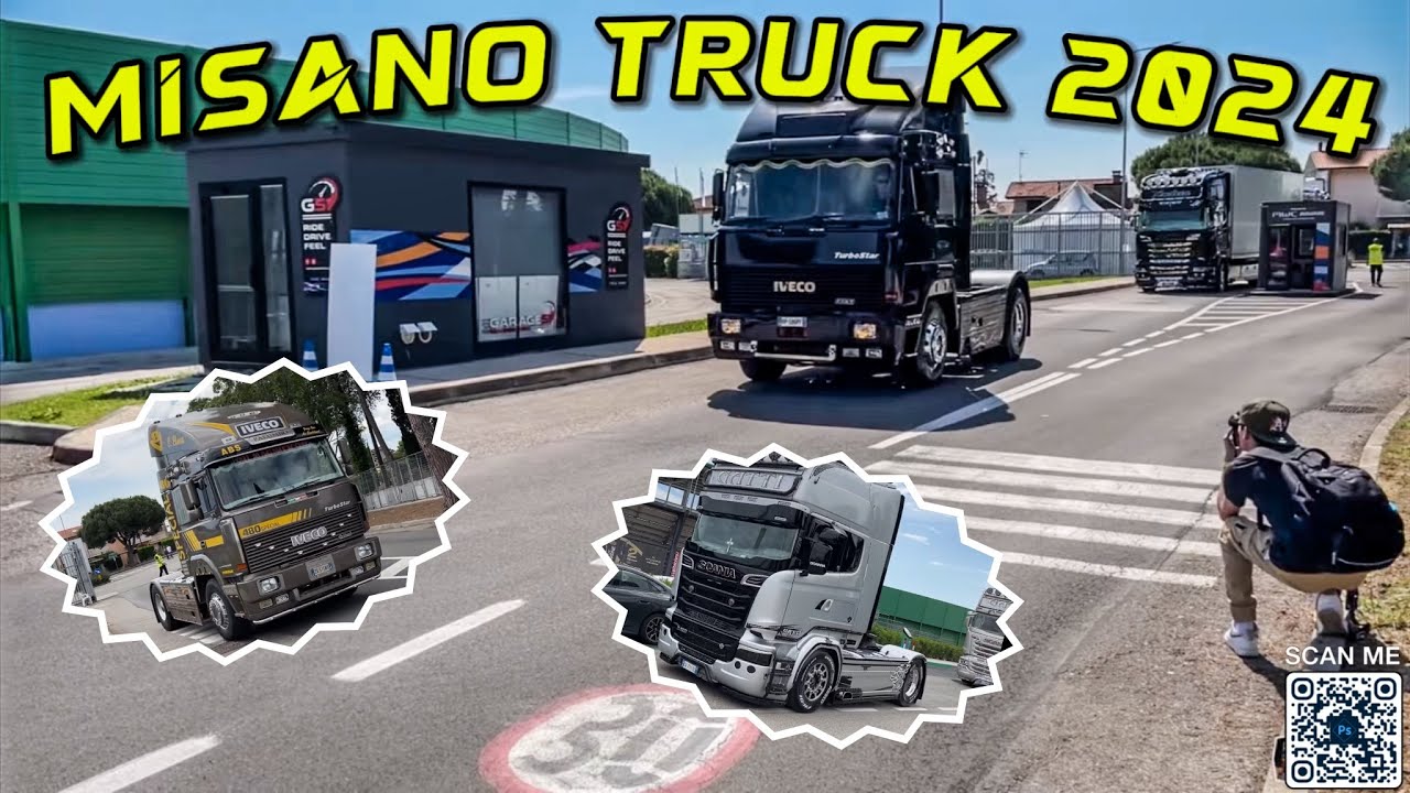 Arrivo dei Camion / Raduno Misano Truck 2024 🇮🇹