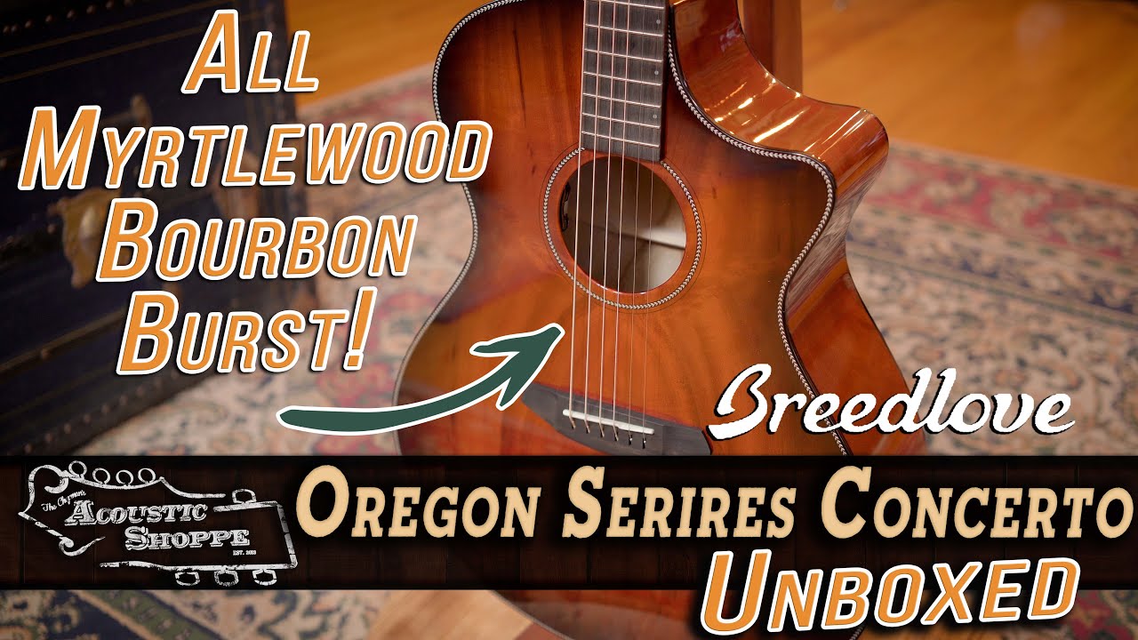 Знакомство с гитарами Breedlove All Myrtlewood | Обзор концертной акустической гитары серии Oregon