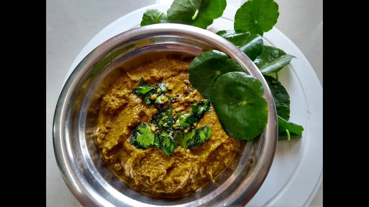 Bramhi leaves chutney / onldelaga soppina chutney recipe in kannada