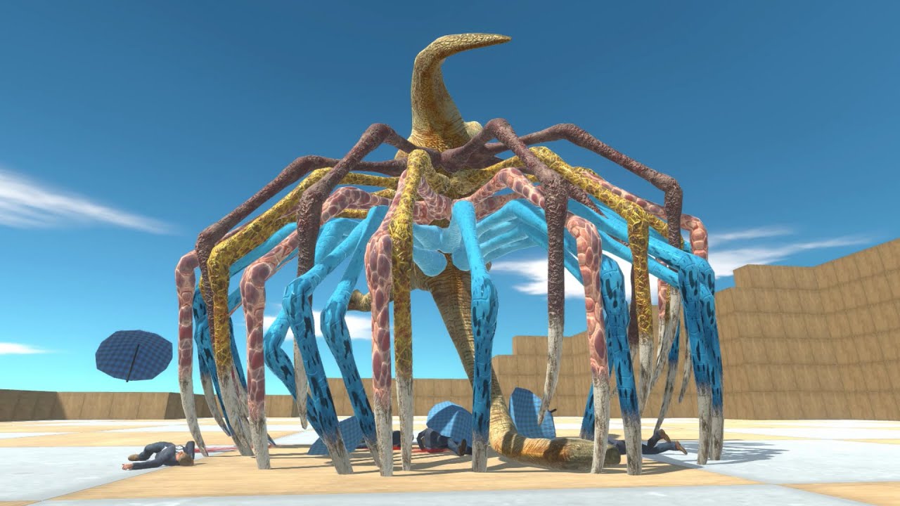 Tentacle Brachiosaurus Vs 4x Every Unit ARBS |Animal Revolt Battle Simulator