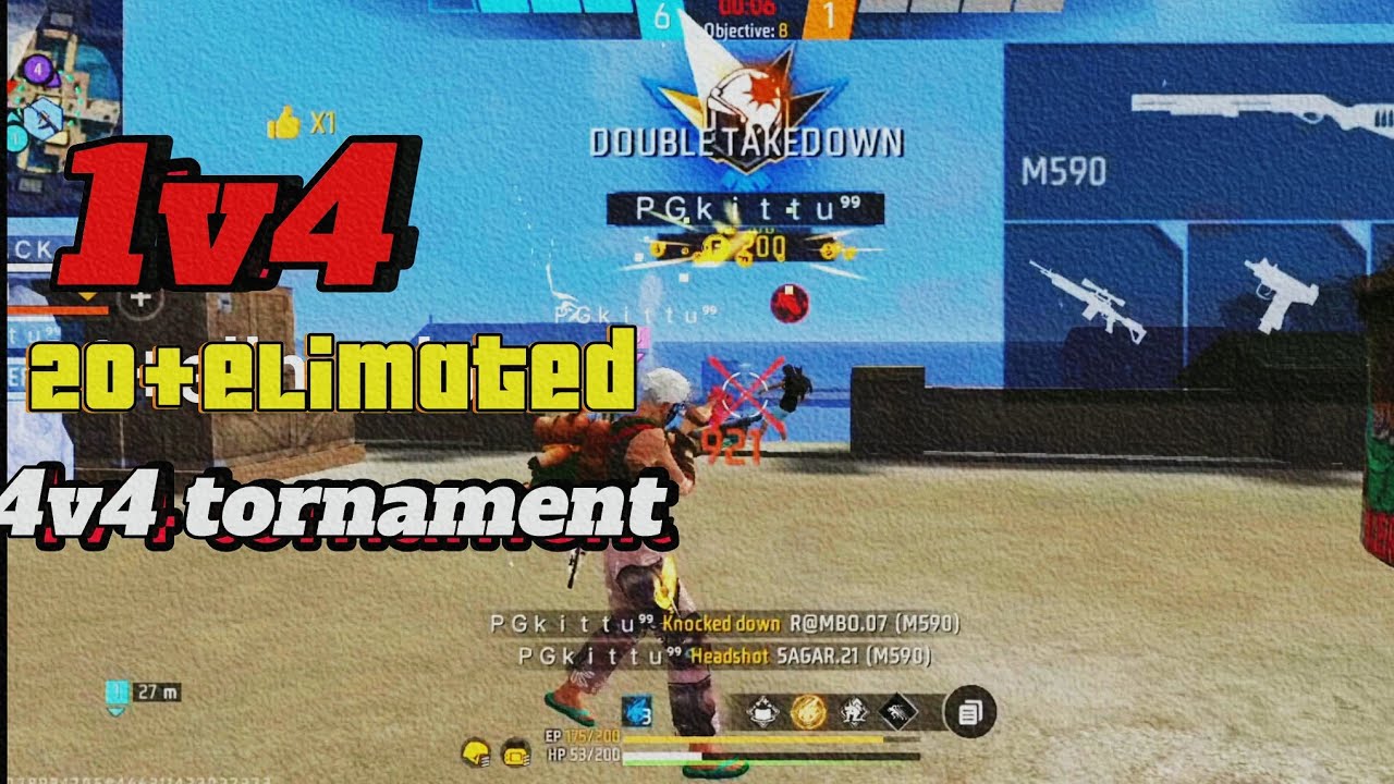 4V4 tornament highlights 🥵🍷// MR OLD MONK // crazy headshots 💖🎧