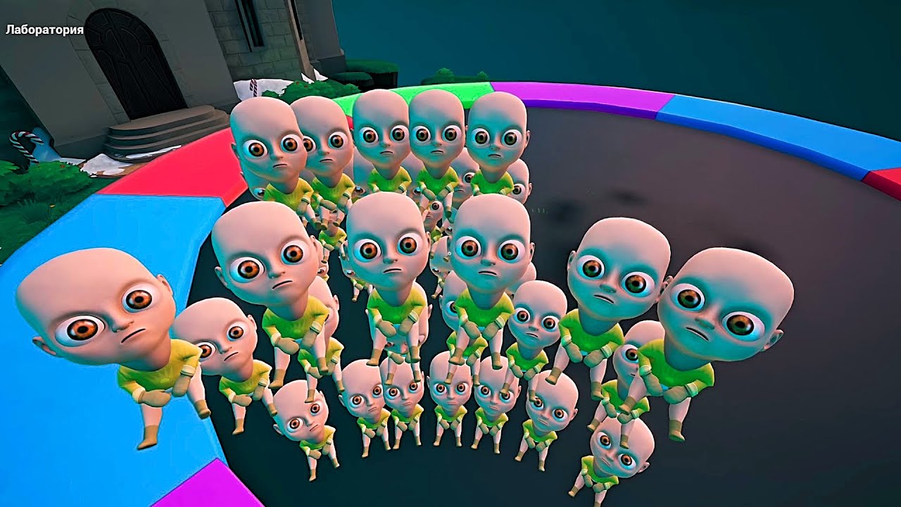СОЗДАЛ МЕГА БАБТУТ НА ОСТРОВЕ The Baby In Yellow
