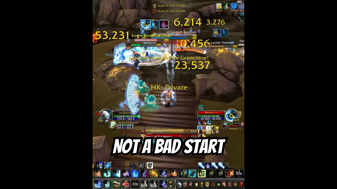 not a bad start of the bg                                                #wowpvp  #gamingshorts
