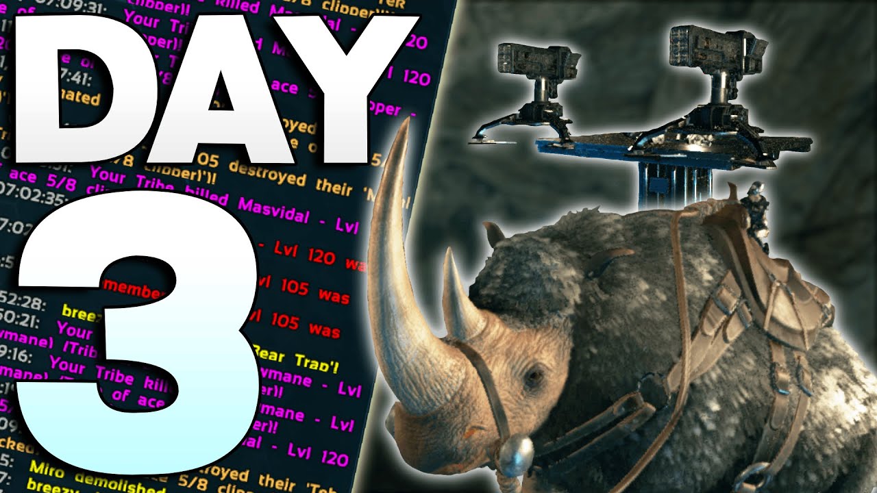 How a 15,000 Hour DUO Defends Pearl Cave! - ARK