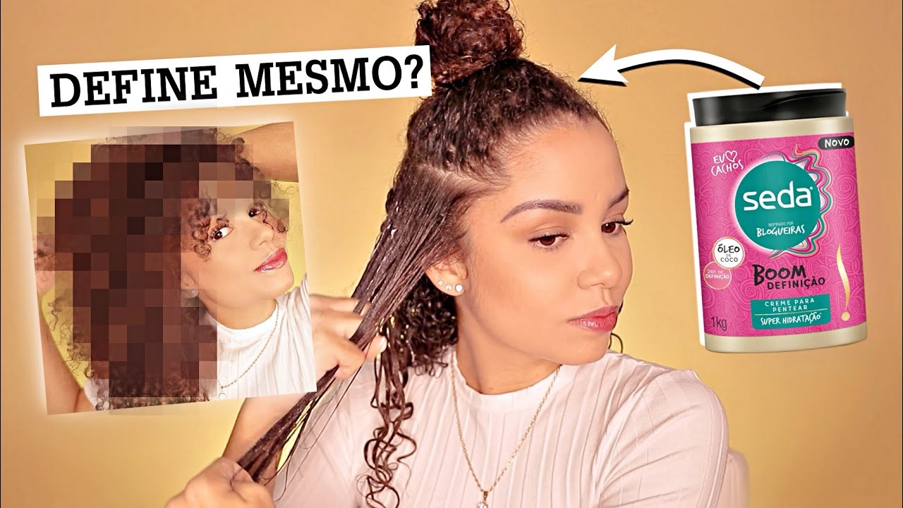 TESTEI O CREME SEDA BOOM DEFINIÇÃO PRA FINALIZAÇÃO! ✨