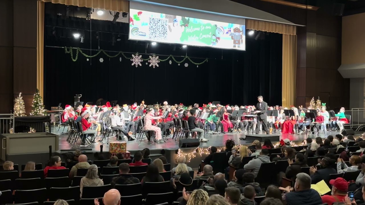CUES 5th Grade Christmas Band Performance
