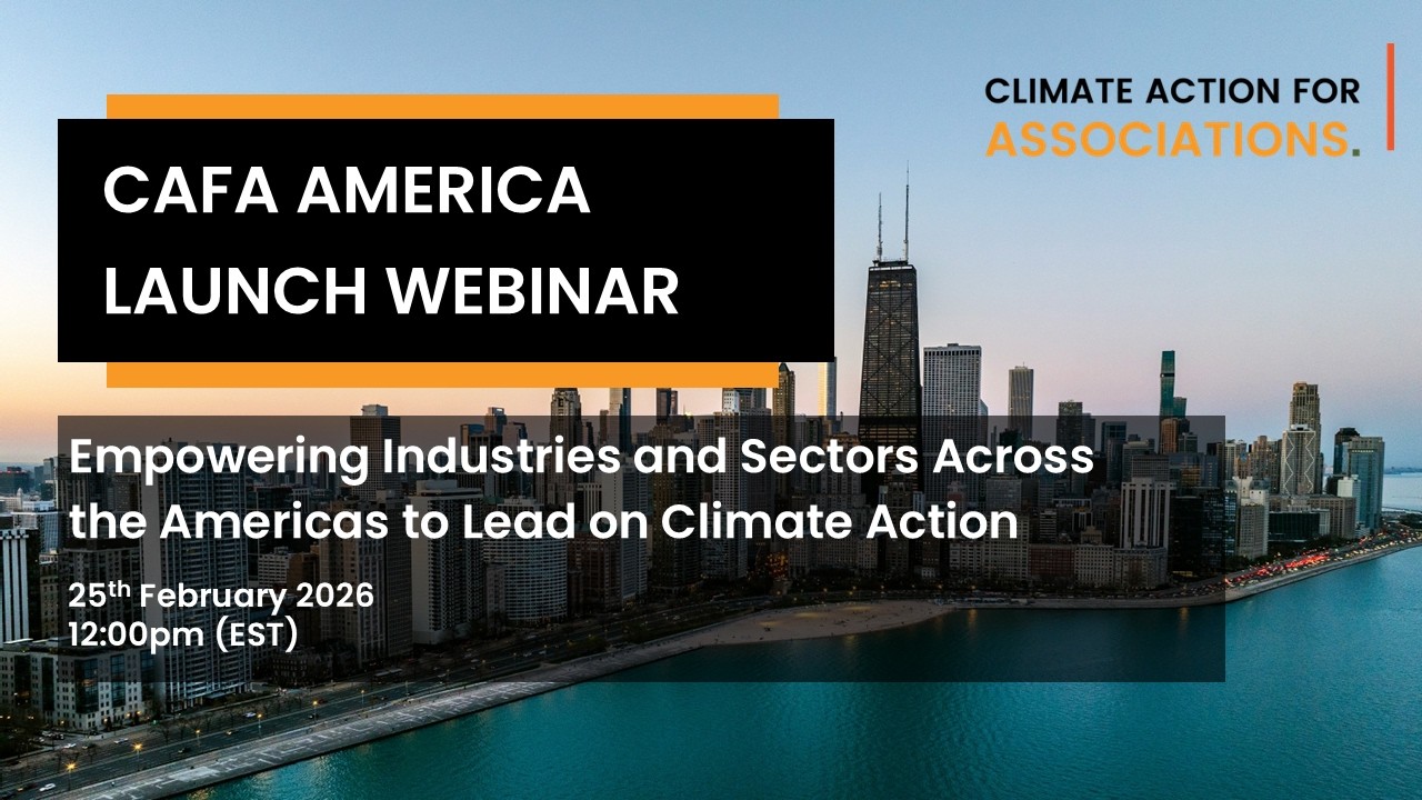 Climate Action for Associations America Launch Webinar