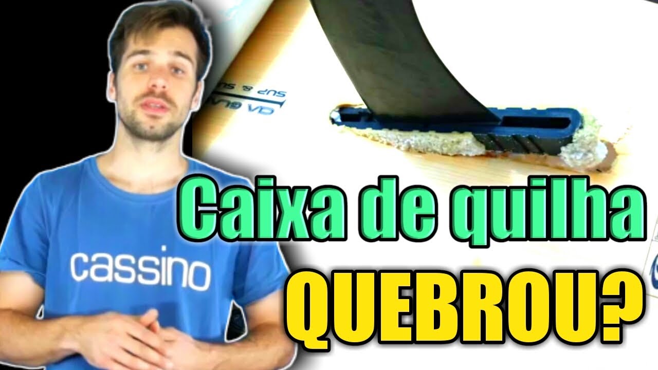 Passo a passo conserto Caixa de quilha prancha de surf e sup