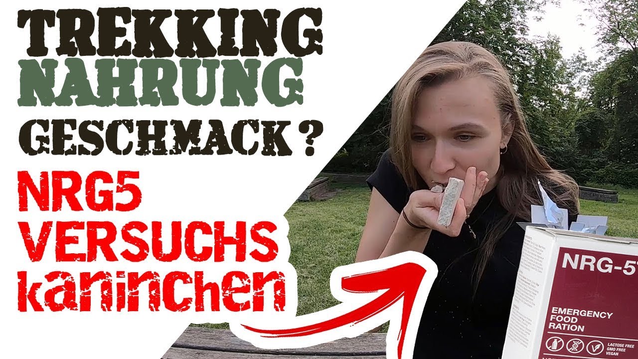 Notfallnahrung Geschmackstest? URBAN SURVIVAL TREKKING Nahrung essen und überleben?