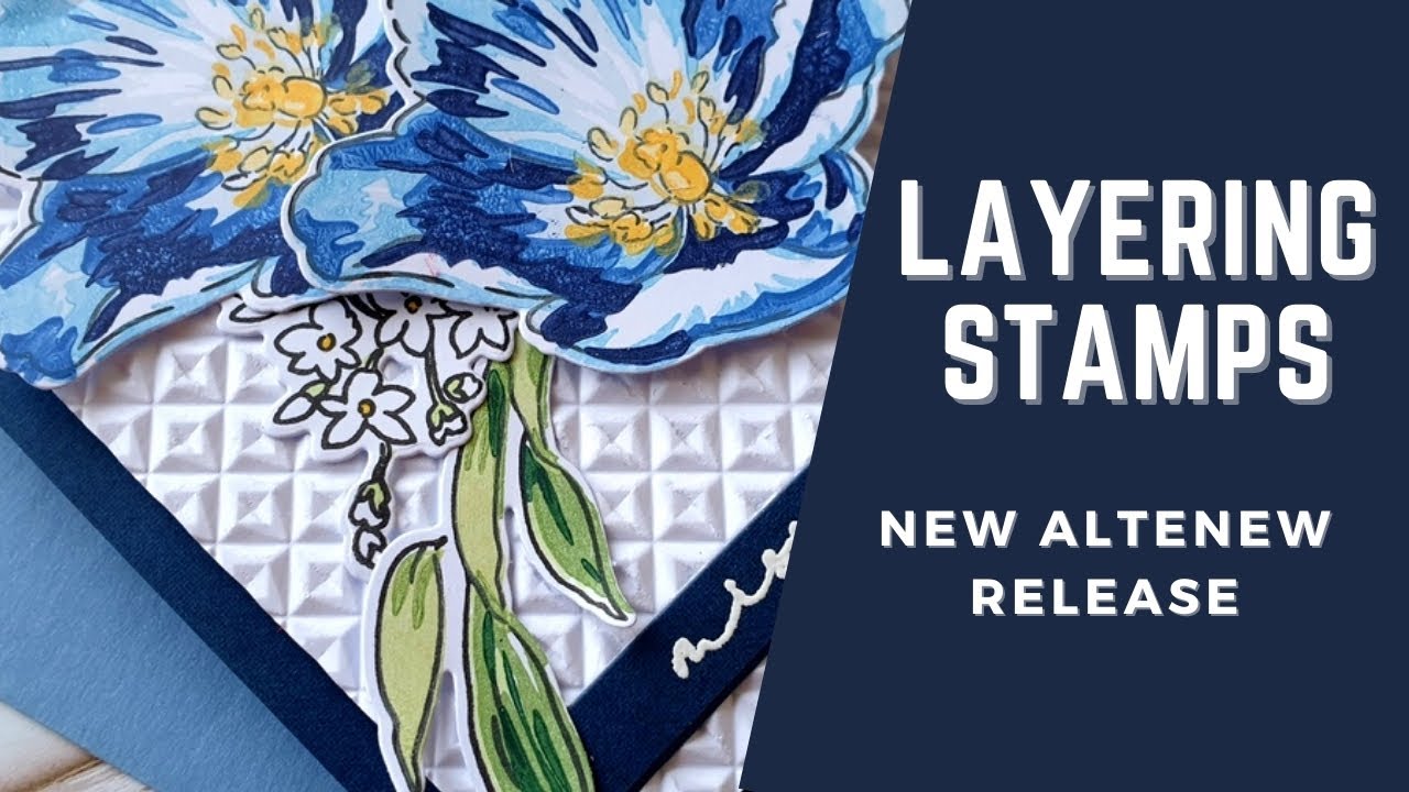 Altenew August release | layered stamping, embossing and new inks!
