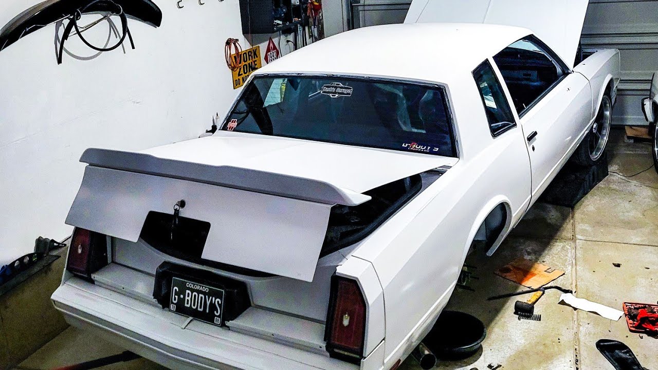 We have sound. Wiring up the speakers in the 85 Monte Carlo.