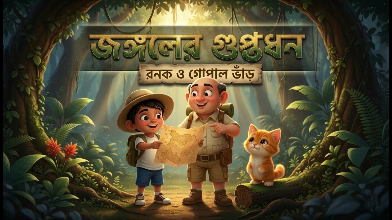 জঙ্গলের গুপ্তধন গোপাল ভাড় ও রনক Jungle Treasure | আগডুম বাগডুম (Agdum Bagdum)