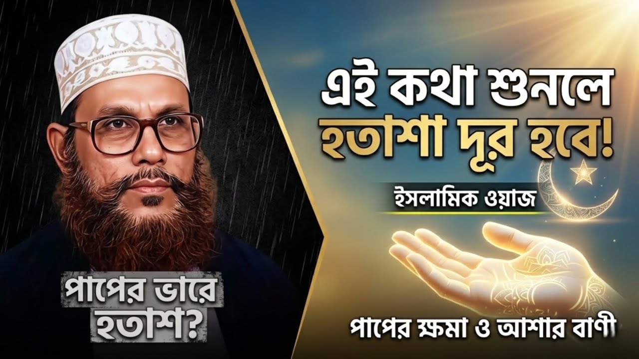 পাপের ভারে হতাশ? এই কথা শুনলে হতাশা দূর হবে! | আল্লামা দেলাওয়ার হোসাইন সাঈদী | New Waz 2024