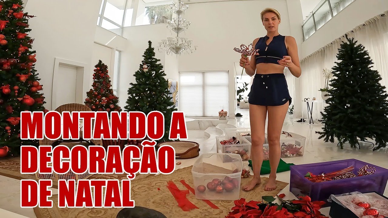 MONTANDO A DECORAÇÃO DE NATAL | ANA HICKMANN