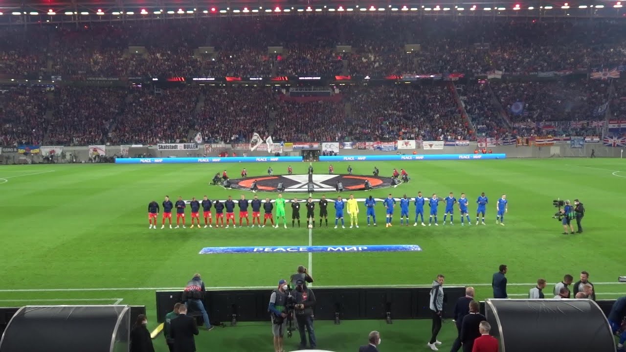 RB Leipzig vs Glasgow Rangers (28.04.2022) UEFA Europa League Anthem (Entrance Song)