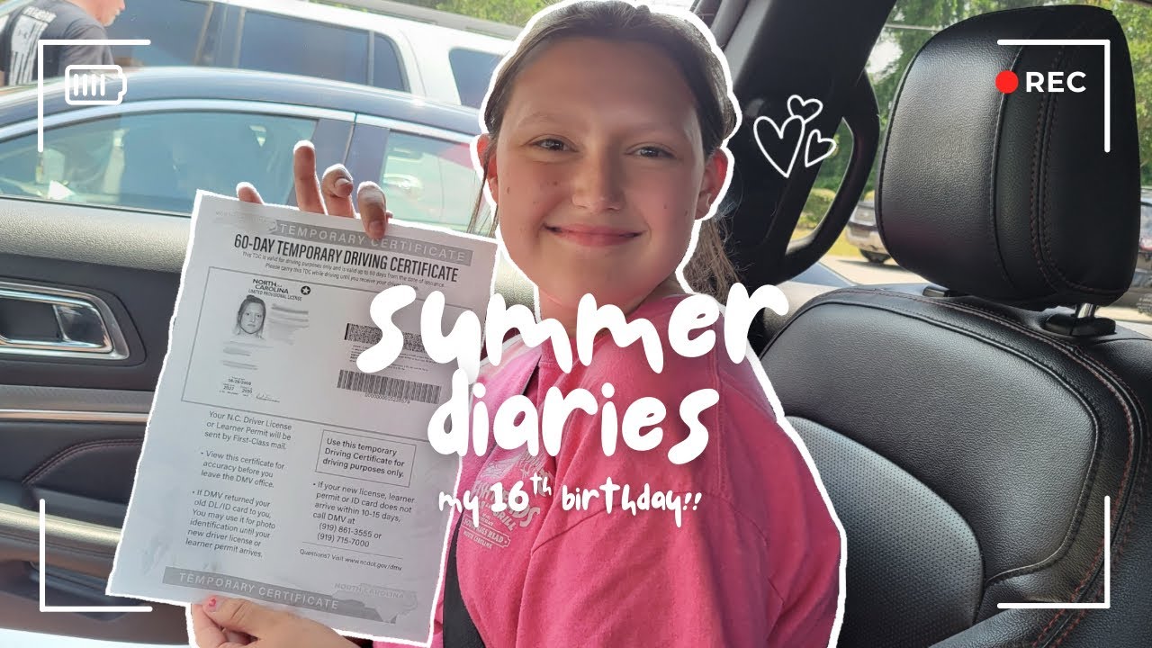 summer diaries: my 16th birthday vlog!! *fun!!*