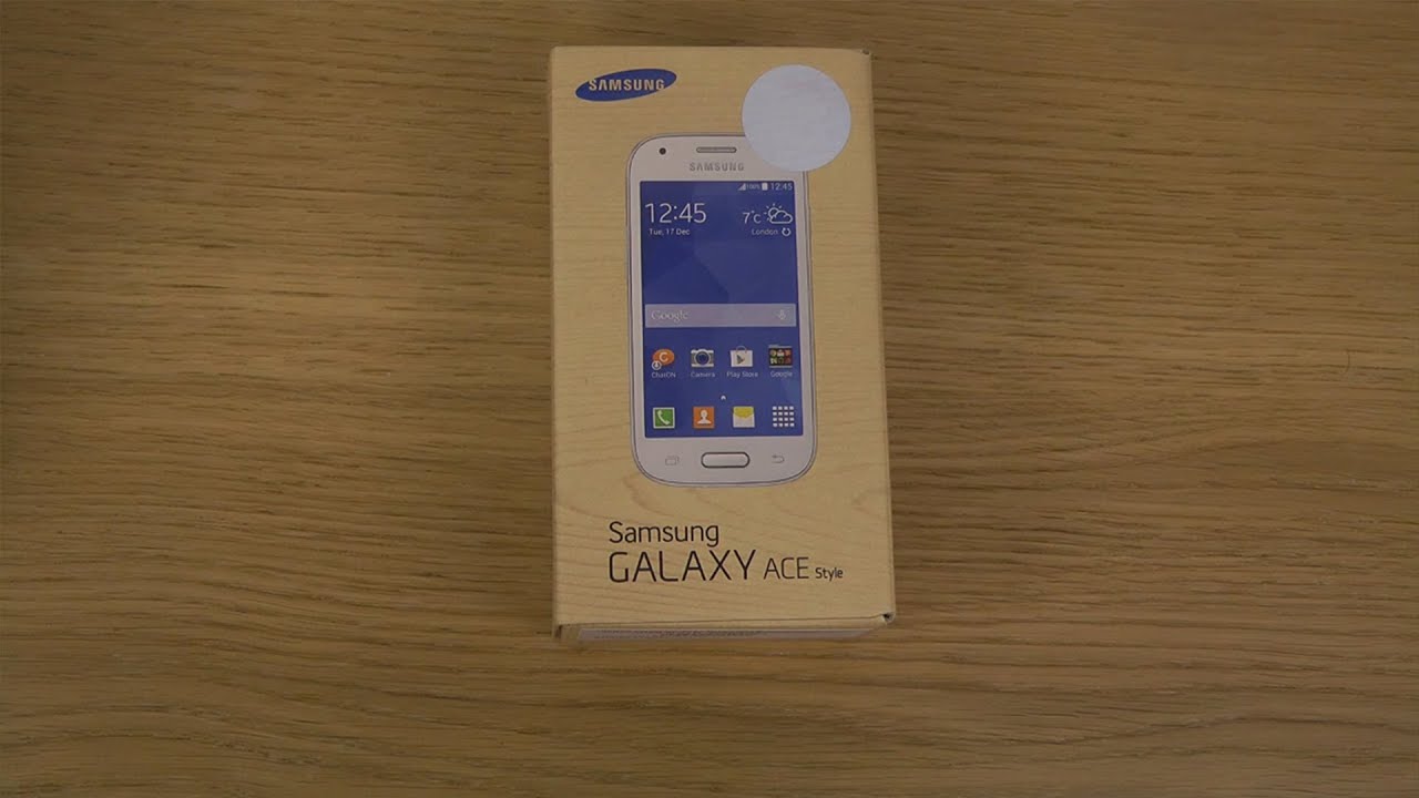 Samsung Galaxy Ace Style - Unboxing