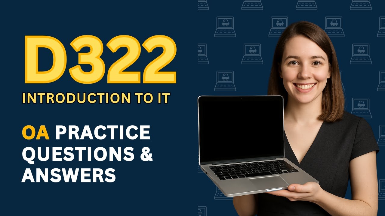 WGU D322 OA – Full Practice Question Bank with Answers