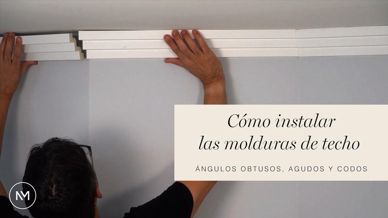 Tutorial de instalación de molduras de techo de NOËL & MARQUET - ángulos obtusos, agudos y codos