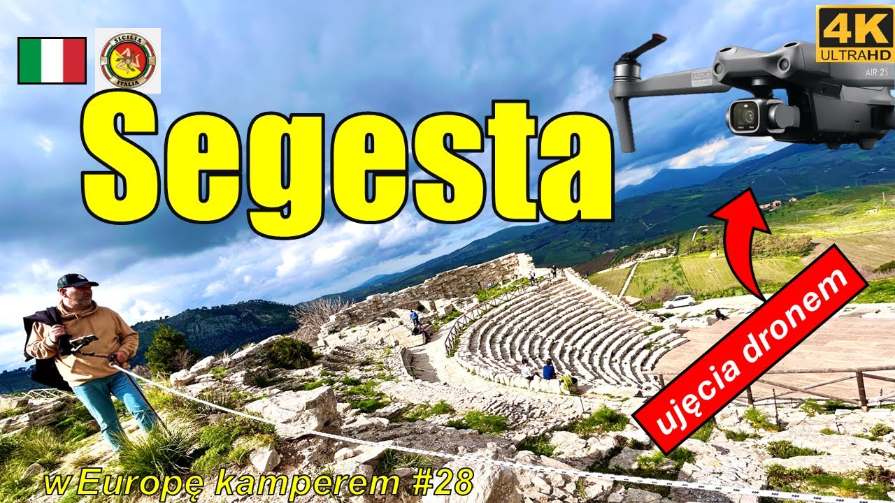 Segesta z lotu ptaka! Odkrywamy perły Sycylii  🇮🇹 - KamperoW&oacute;z w podr&oacute;ży