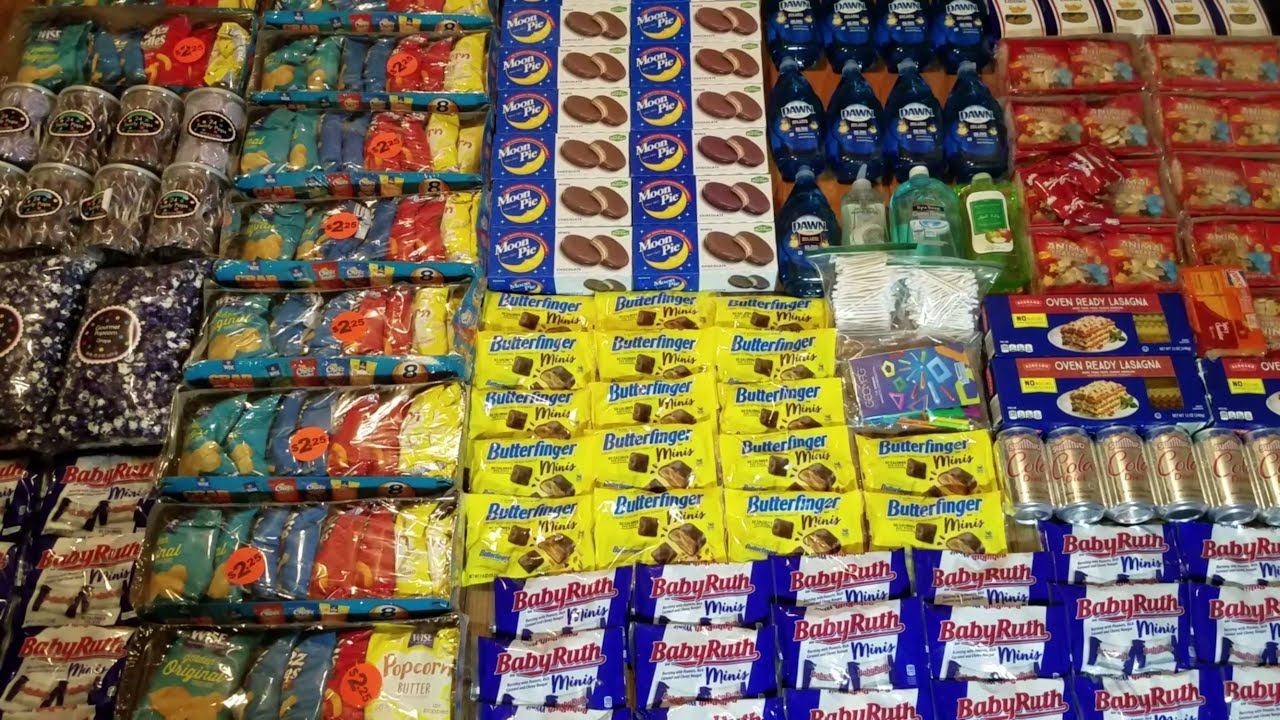 DUMPSTER DIVING ALDI & DOLLAR STORE PLUS MORE CANDY