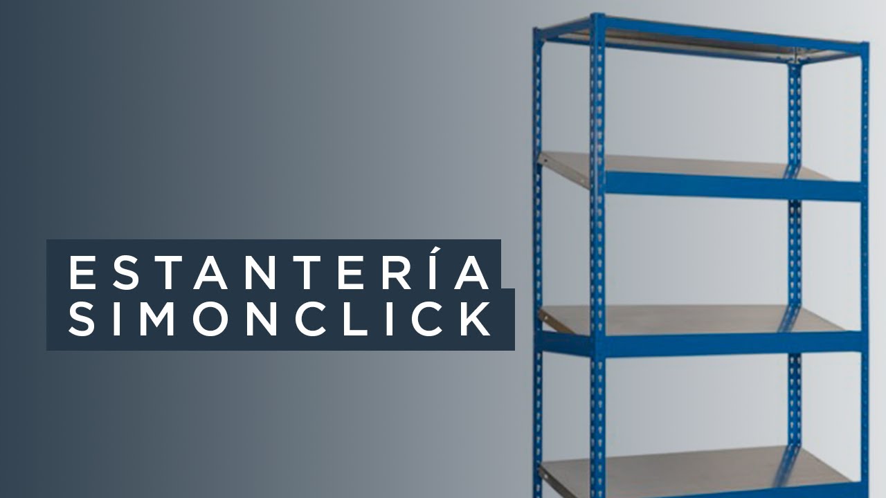 MONTAJE ESTANTERÍA METÁLICA SIN TORNILLOS: SIMONCLICK