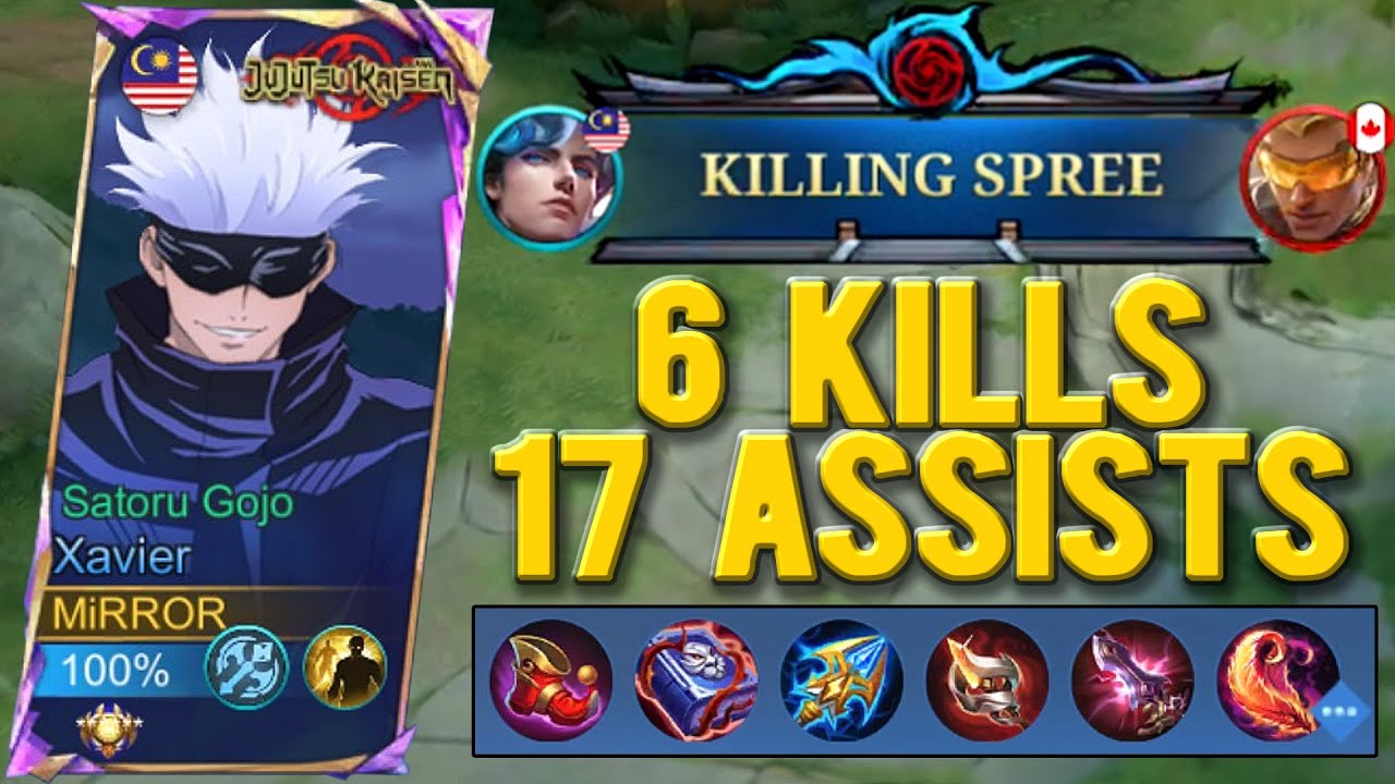 17 ASSIST XAVIER SUPPORT Mythic Game! - Mobile Legends Ranked