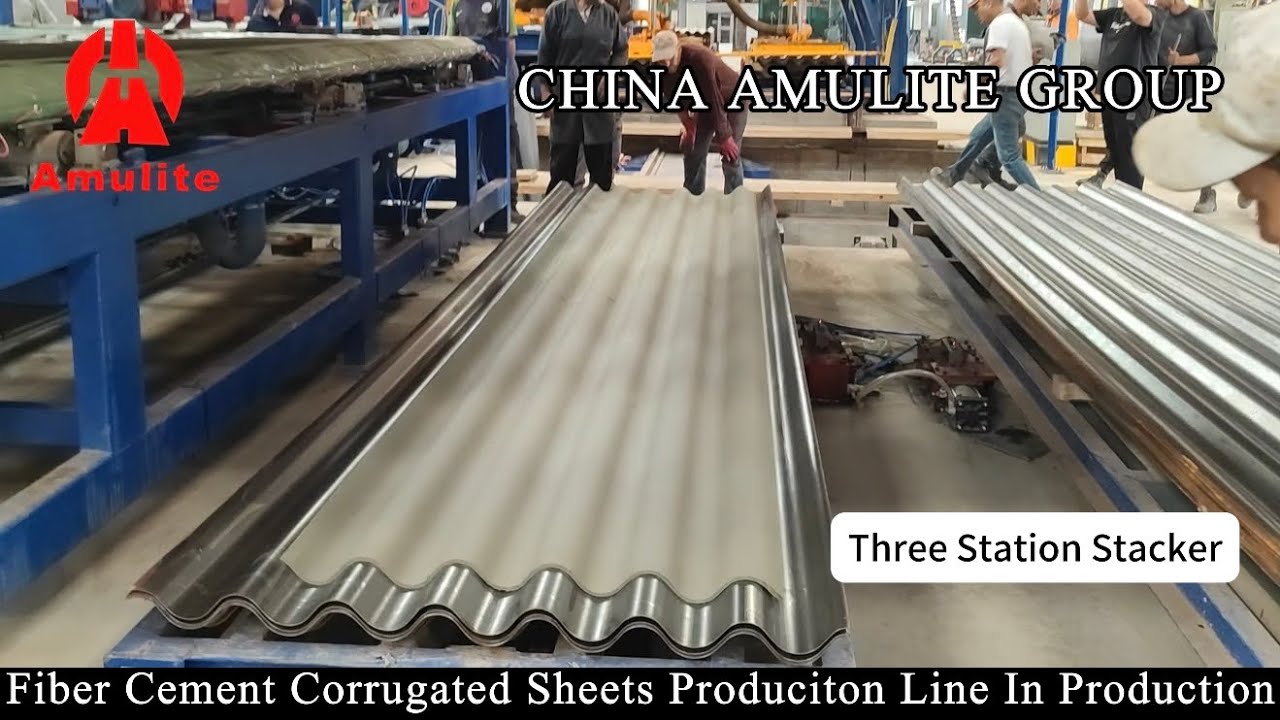 Morocco Corrugated Fiber Cement Sheets Production Plant(Air Cured)