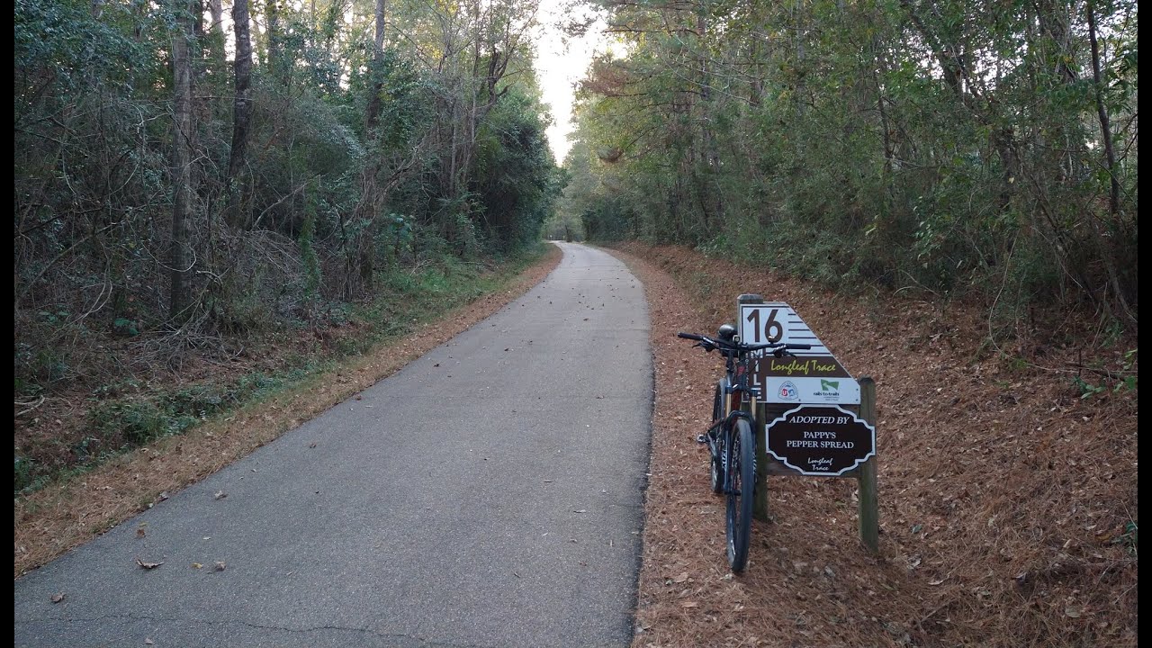 Cycling the Longleaf Trace Rail-to-Trail in Mississippi