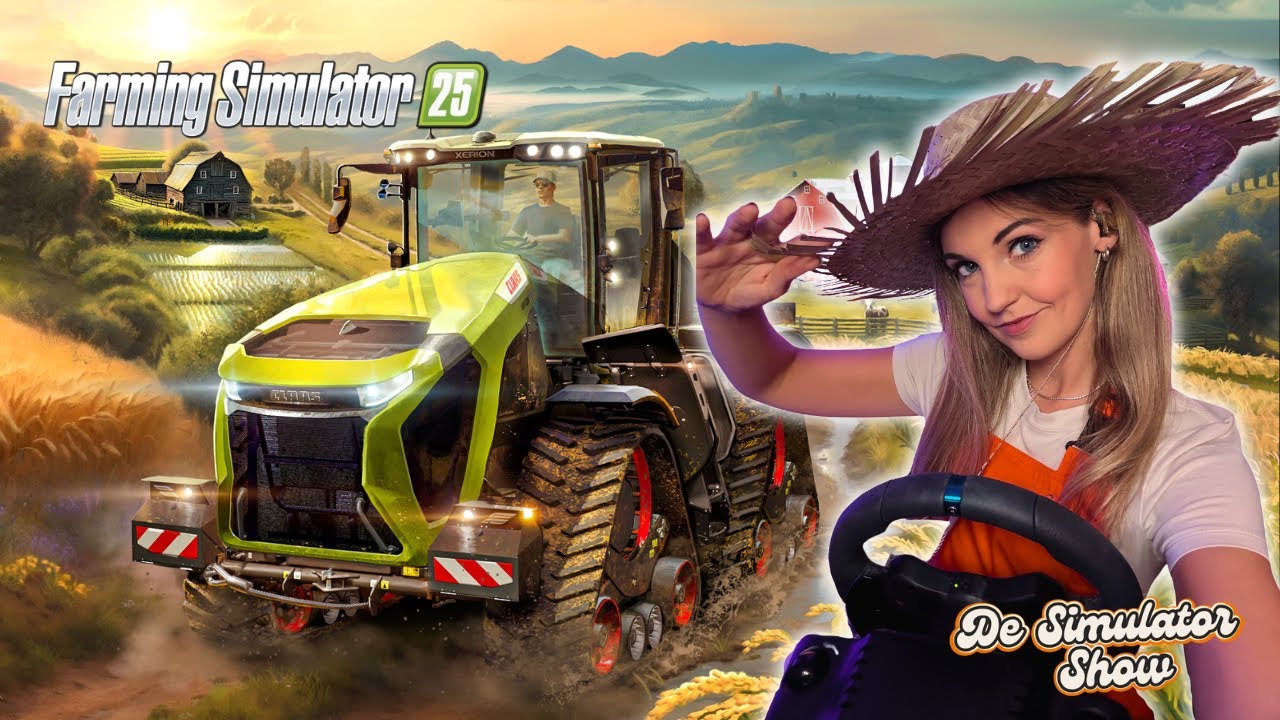 CHAOS on my first day as a Farmer in Farming Simulator | The Simulator Show