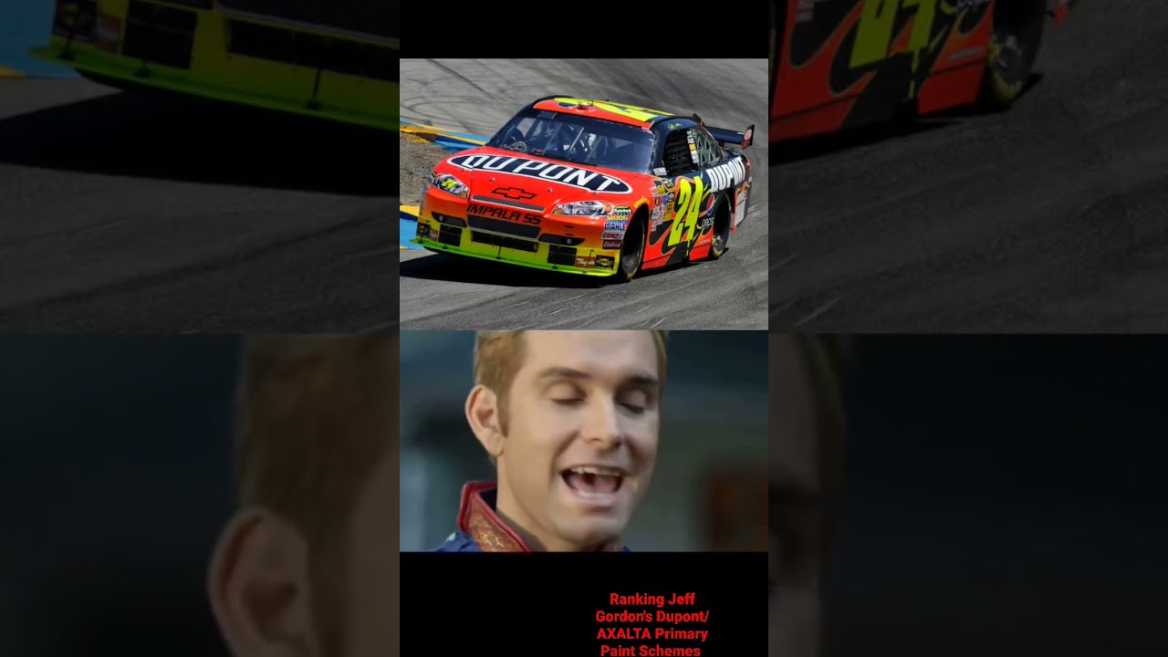 Рейтинг основных схем окраски Dupont/Axalta Джеффа Гордона #nascar