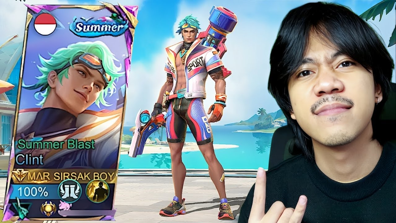 REVIEW SKIN REVAMP SUMMER CLINT AUTO PESTA SAVAGE - Mobile legends